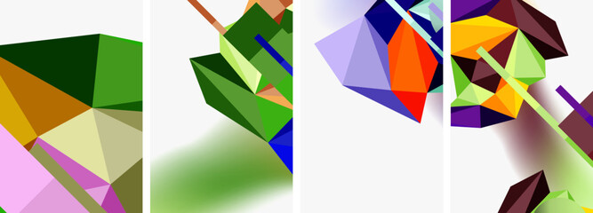 Minimal geometry. Circle, line and square design. Trendy techno business template for wallpaper, banner, background or landing