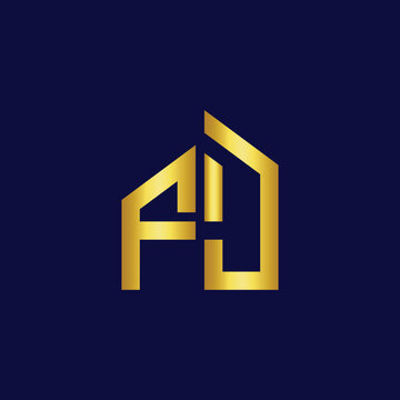 letter real estate logo design