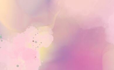 Pastel Watercolor Background in Pink purple, fantasy concept