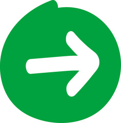 손으로 그린 숫자, 알파벳, 화살표 일러스트