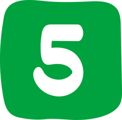 손으로 그린 숫자, 알파벳, 화살표 일러스트