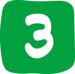 손으로 그린 숫자, 알파벳, 화살표 일러스트