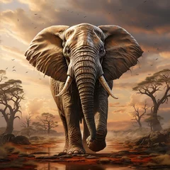 Foto op Canvas elephant © KRIS