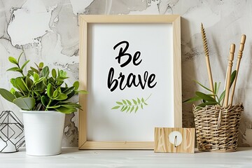 Botanical Boldness - "Be Brave"