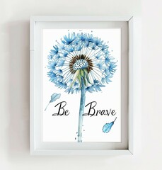 Bloom with Bravery Floral Message " Be Brave"