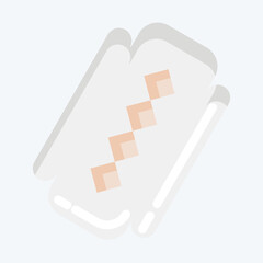 Icon Razor Blade. suitable for Barbershop symbol. flat style. simple design editable. design template vector. simple illustration