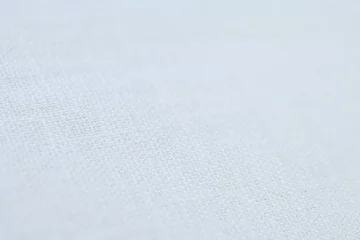 Foto op Canvas white cream hemp viscose natural fabric cloth color, sackcloth rough texture of textile fashion abstract background © sutichak