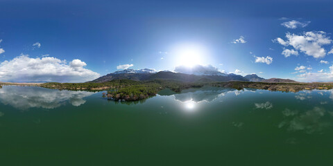 360 photos of the pond, reflections and mystical texture are wonderful