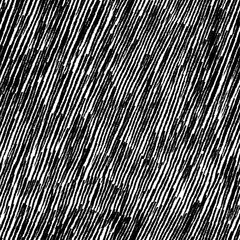 Vector black and white seamless textured pattern with diagonal hatching