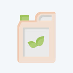 Icon Chemicals. related to Agriculture symbol. flat style. simple design editable. simple illustration