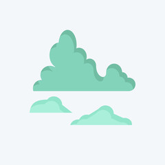 Icon Glacier. related to Argentina symbol. flat style. simple design editable. simple illustration