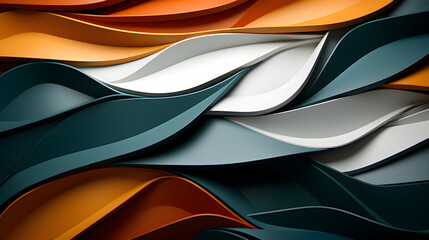 volumetric brightly colored chaotic abstract geometric pieces of panels. abstract background...