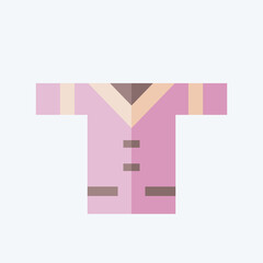 Fototapeta premium Icon Clothes. related to American Indigenous symbol. flat style. simple design editable. simple illustration