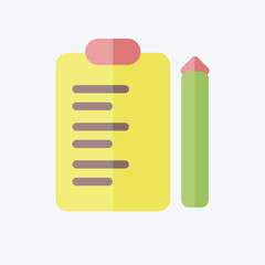 Icon Inspection. related to Business Analysis symbol. flat style simple design editable. simple illustration