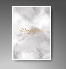 Cover template with watercolor background. Design for your cover, date, postcard, banner, logo.