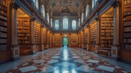 Vatican library interior version