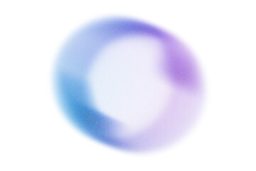 Abstract blurry shapes with gradient colors