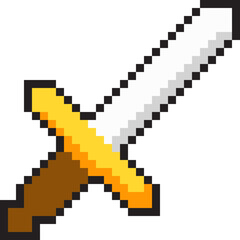 Pixel Game Sword Icon