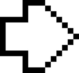 Fototapeta premium Arrow Pixel Art