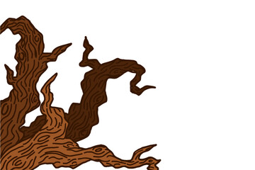 Tree Trunk Ornament Frame Border For Decoration Nature Theme