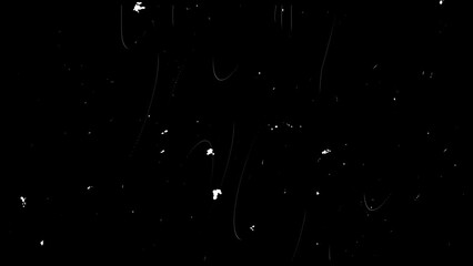 Old Vintage Footage Realistic cloud of brown dust on transparent background. Vector illustration of sand storm in desert, smog mist with dirt particles flying in awith dust and scratches 4k free video