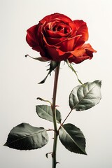 Rose Day Red Blossom