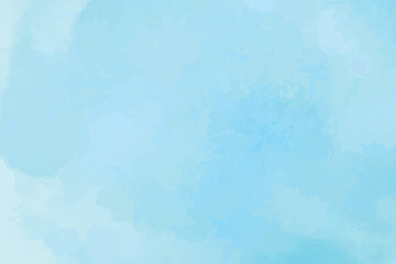 Blue watercolor background for cards, flyers, posters, banners, covers.
