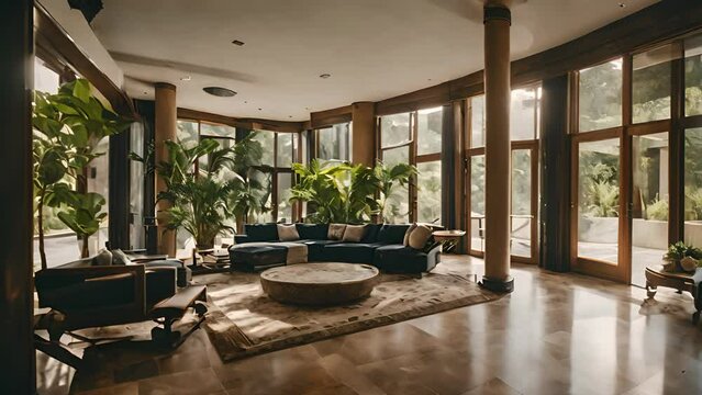 The Modern Tropical Living Room Design