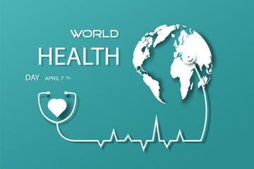 Logo icon and symbol of Health world day. - 766800554