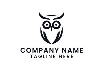 owl logo design tshirt vector graphic art