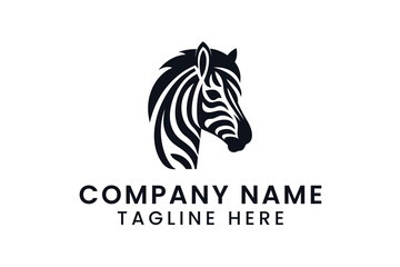 zebra logo design tshirt vector graphic art © ahmadfarazswl
