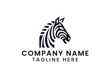 zebra logo design tshirt vector graphic art © ahmadfarazswl