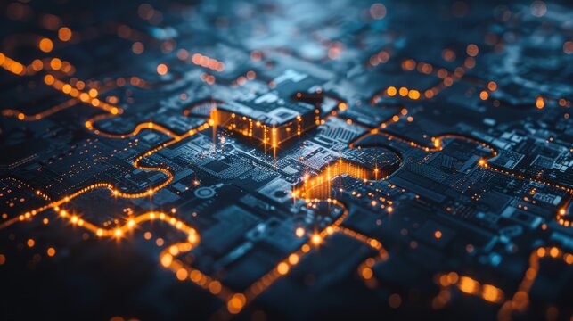 Encryption technology for a cyber puzzle 