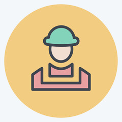 Icon Builder. suitable for building symbol. color mate style. simple design editable. design template vector. simple illustration