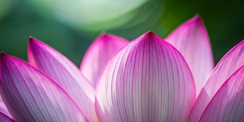 Closeup on Lotus Petal Shallow Depth of Field