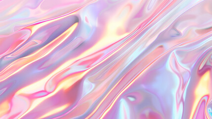 Fototapeta premium Blue and Purple Holographic Abstract Blurred Iridescent Gradient Background