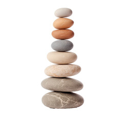 A stack of rocks with one of them being a large gray one