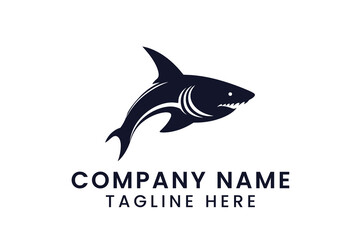 shark illustration logo design tshirt vector graphic art