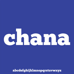 modern and fun alphabet font vector