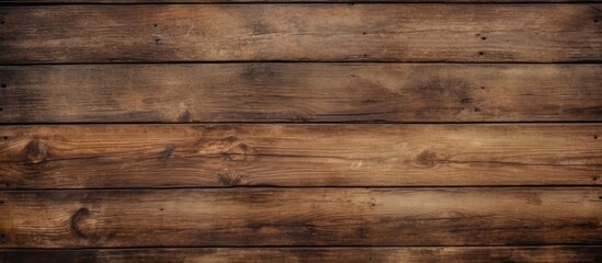 Detailed view of a wooden wall showing a rich brown stain on the surface, adding warmth to the environment