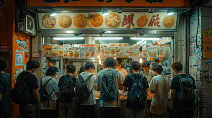 Asian street food - obrazy, fototapety, plakaty