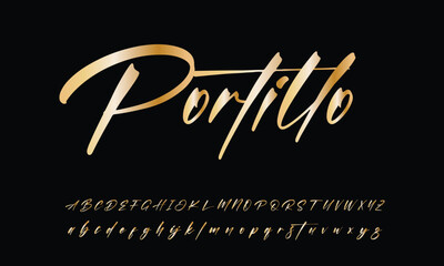 Manual signature for documents on white background. Hand drawn Calligraphy lettering Vector illustration