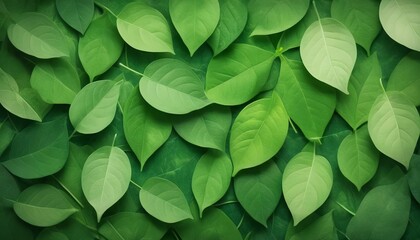 Green leaves pattern for summer or spring season concept,leaf with bokeh textured background