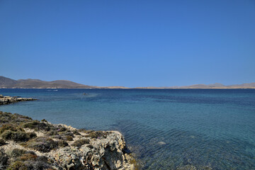 rocky coast, high cliff - Fanaraki area, near Moudros, Lemnos, Aegean Sea, Greece