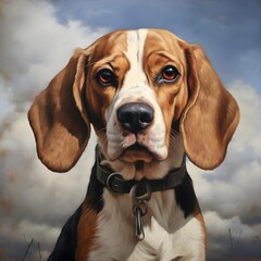 beagle dog portrait