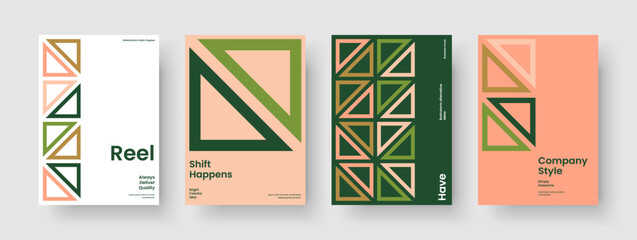 Geometric Brochure Layout. Modern Poster Template. Isolated Book Cover Design. Business Presentation. Banner. Background. Report. Flyer. Handbill. Advertising. Portfolio. Journal. Brand Identity