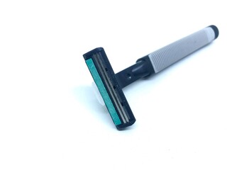 manual beard hair trimmer isolated on white