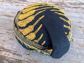 Blangkon is a traditional head covering or hat from Java, Indonesia, worn by men. Blangkon is made...