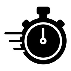 timing glyph icon