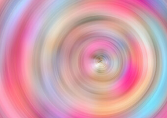 Soft carpet is pastel, Abstract Background Of sweet color Spin Circle Radial Motion Blur.